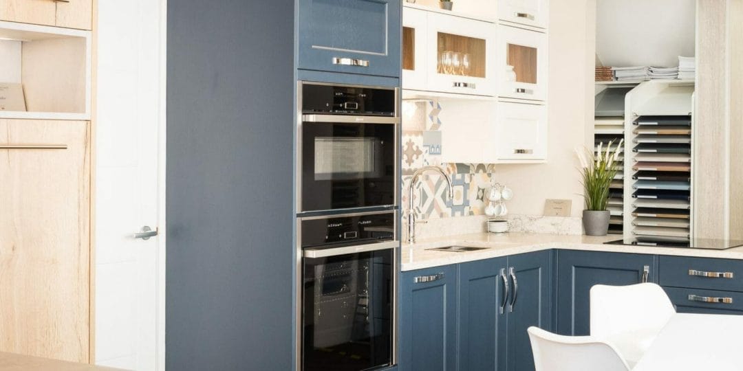 Tradtional Kitchen With Blue Finish in Devon