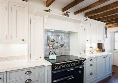 Light & Airy In-Frame Kitchen Brimming With Traditional Charm