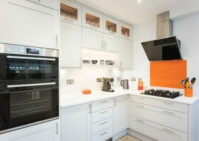 Timeless & Understated Kitchen With A Pop Of Colour